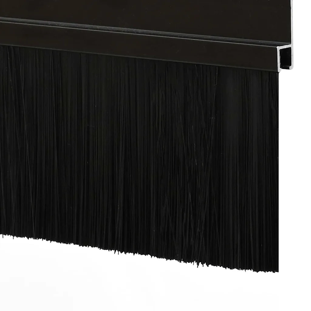 Spazzole per porte autoadesive 12 pz Nero 100 cm CFW3621471