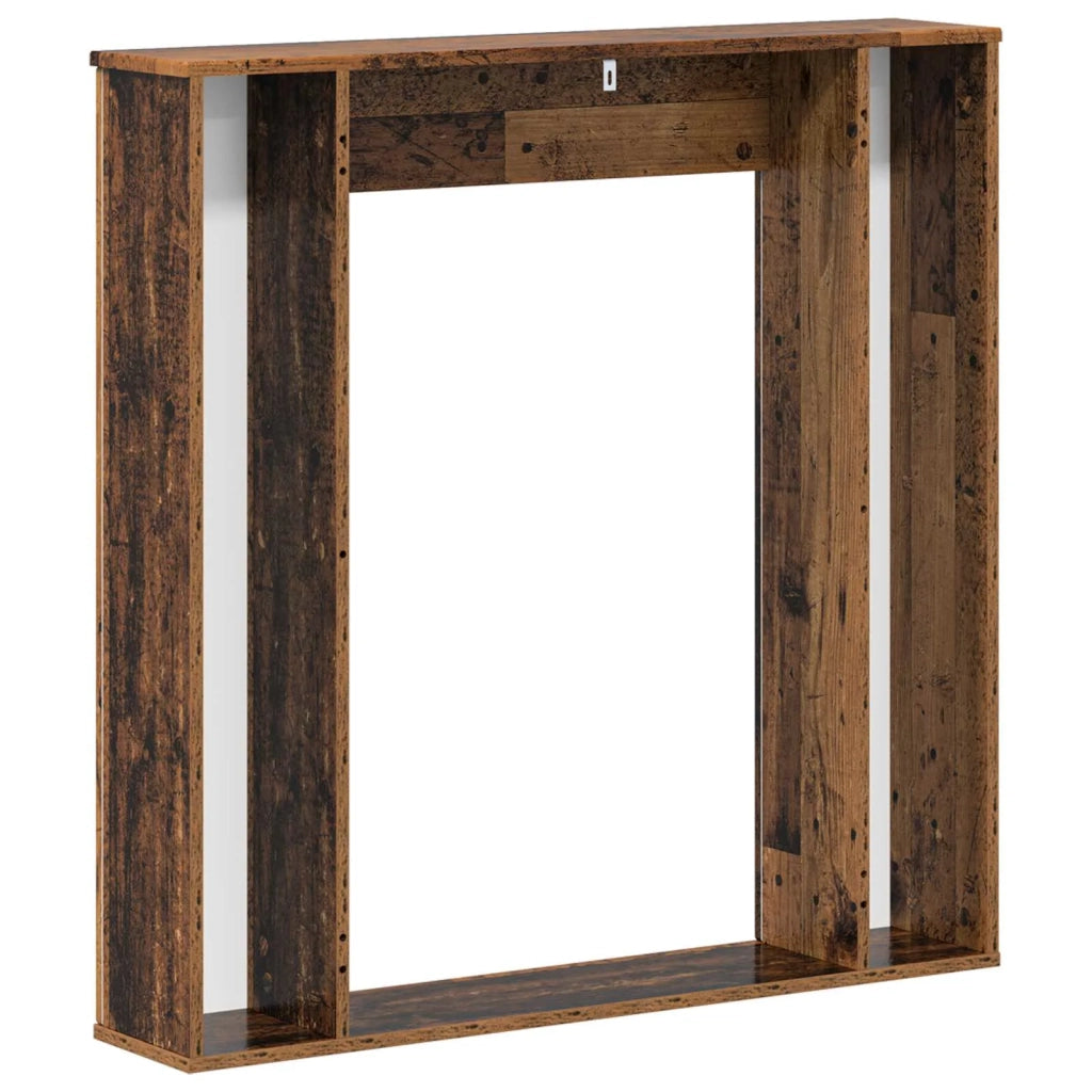 Cornice per camino Legno antico 100 x 20 x 100 cm 8006622