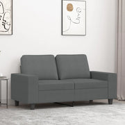 Divano a 2 Posti-Sofa 2 Posti Grigio Scuro 120 cm in Tessuto 254808