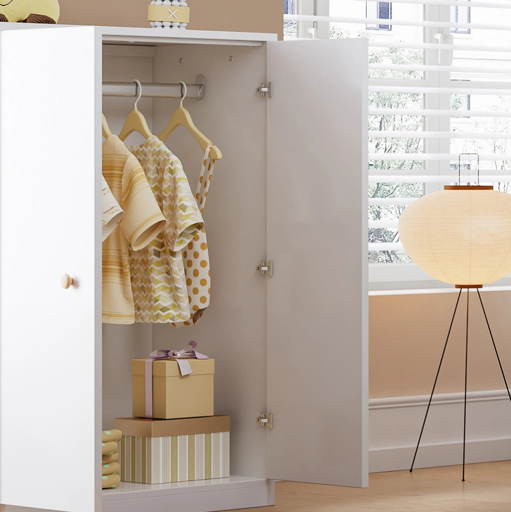 ARMADIO Compatto 80x50x120 cm MDF Bianco