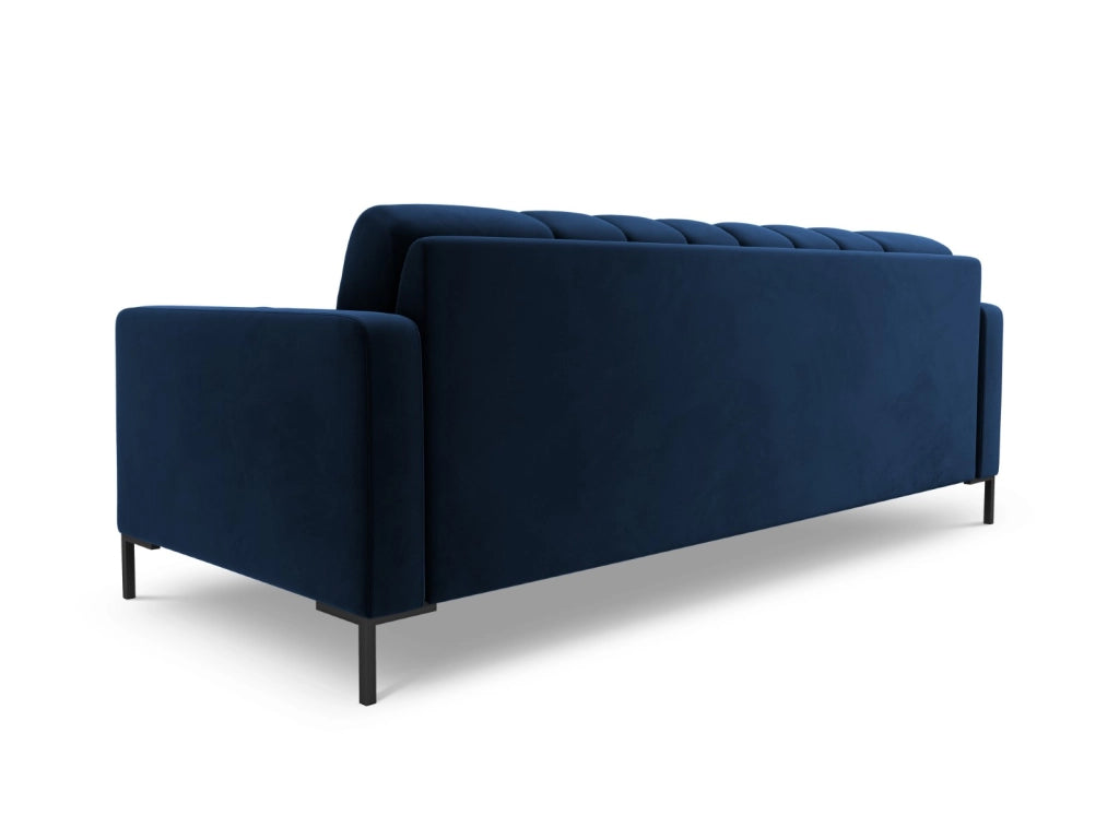 Cosmopolitan Design - Divano "Bali" 4 posti in velluto blu reale 