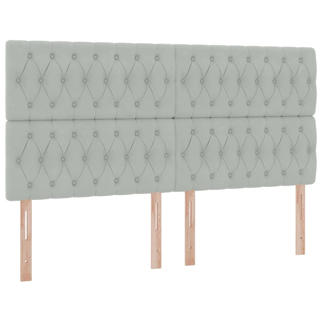 Letto con contenitore e materasso Grigio chiaro 180 x 200 cm 3372105