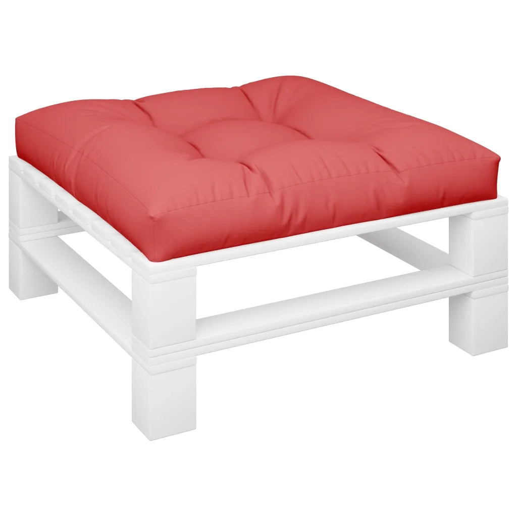 Cuscino per pallet | Cuscini per sedie Rosso 80x80x12 cm in Tessuto