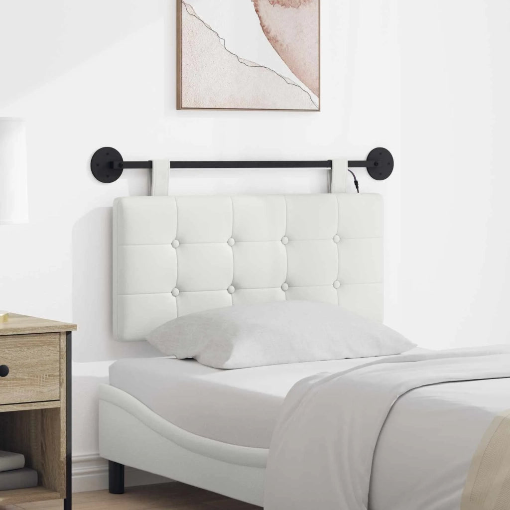 Testiera | Testata sospesa Con luce LED Bianco Similpelle