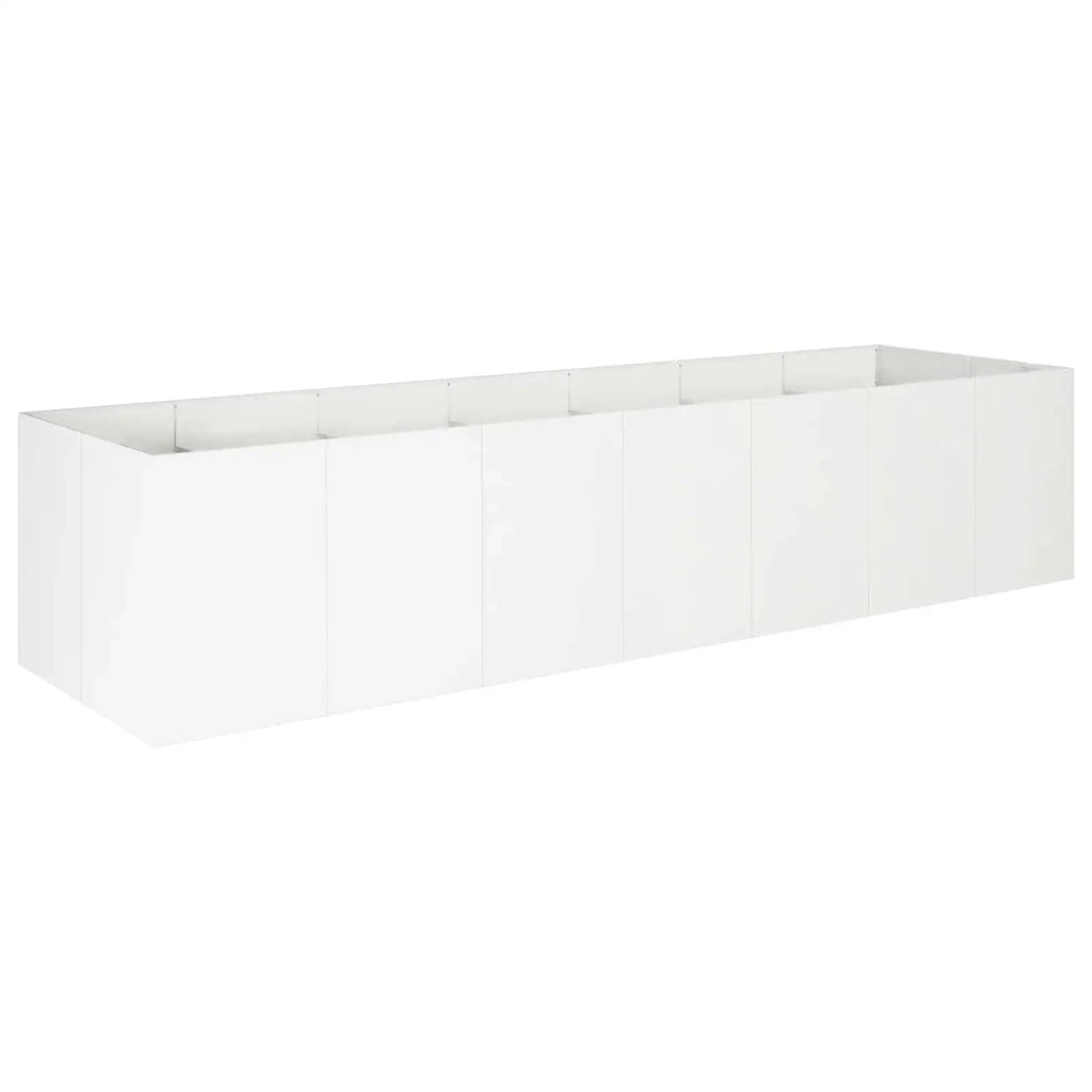 Vaso da giardino Bianco 280 x 80 x 60 cm 3422157