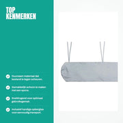 Ombrellone da Giardino Solare - Impermeabile - Resistente alle Intemperie - UV-Resistente - Opaco - 210D Tessuto di Oxford