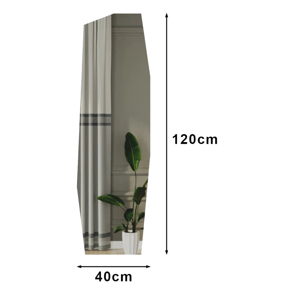 Pelugo, Specchio Forma Rettangolare, 40x120h cm Nero