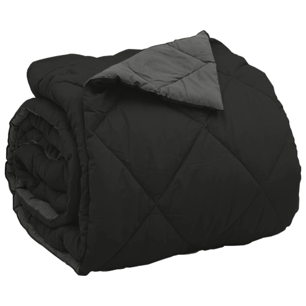 Piumone Completo Annuale Nero e antracite 200 x 240 cm 42025600