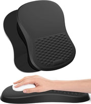 Matrice per mouse ergonomico con supporto palmare - supporto polso comodo - 1 pezzo - nero - schiuma di espansione