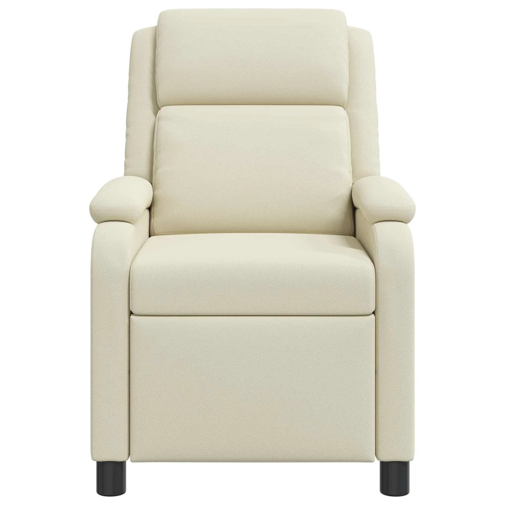 Poltrona reclinabile Crema Similpelle 42034842