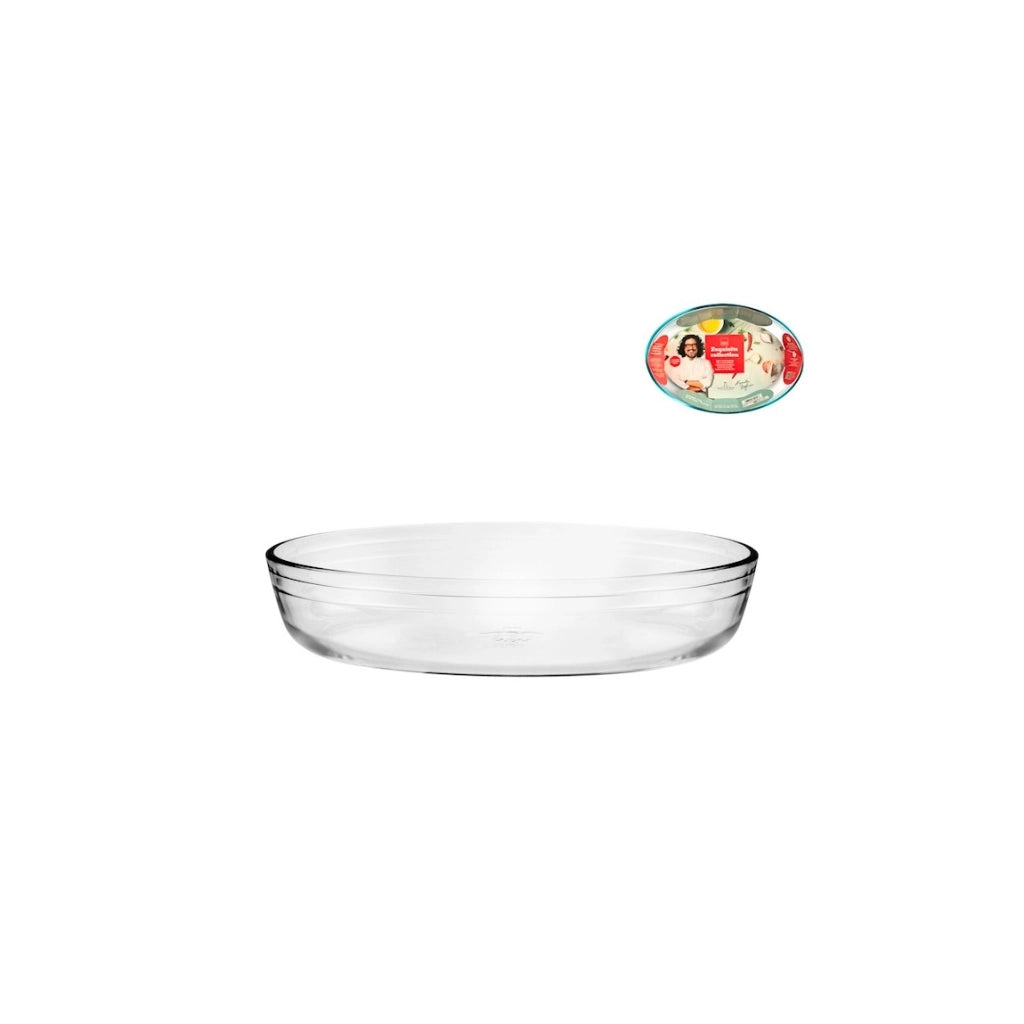 Tegame ovale in vetro borosilicato cm 30×21