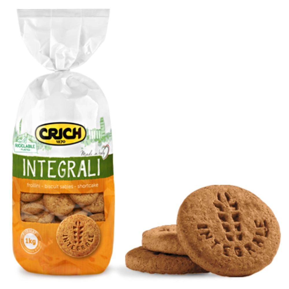 Crich integrali biscotti frollini sacchetto da 1 kg