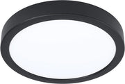 Lampada da soffitto esterno Argolis 2 per parete e soffitto - Metallo e plastica in nero/bianco - Bianco caldo IP44 ⌀ 285 cm