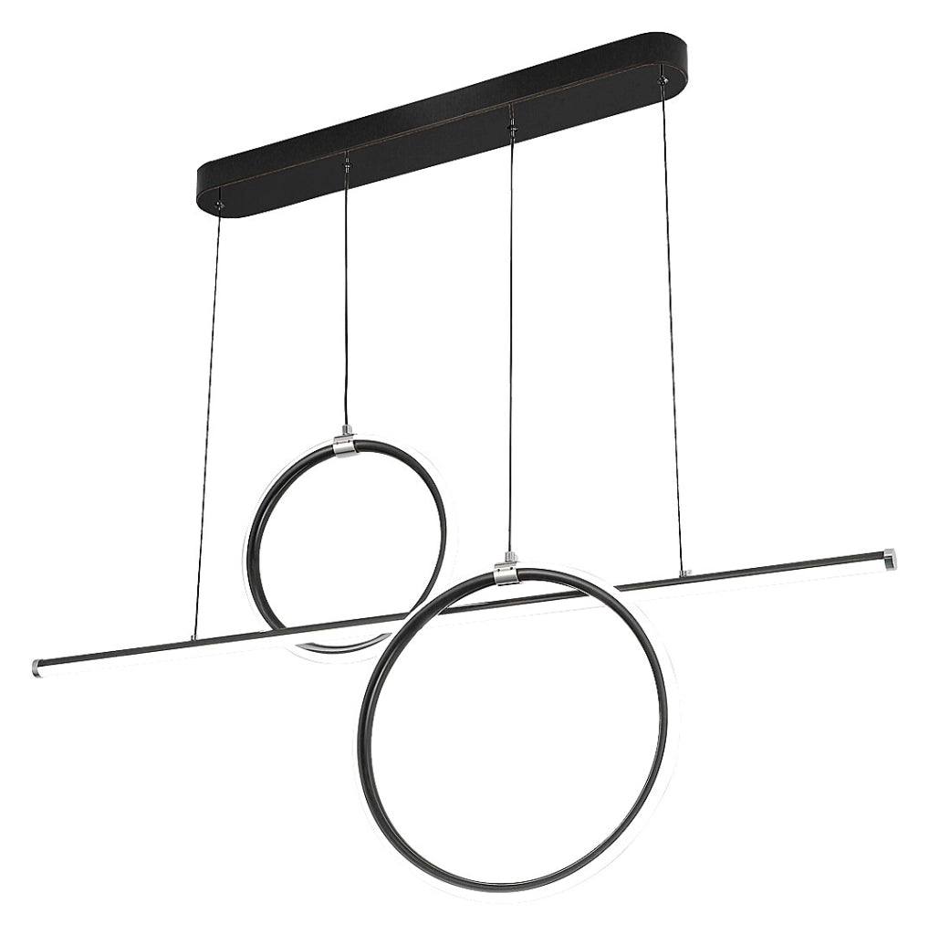 Lampada a sospensione moderna LED 48W nero Willow Rabalux