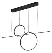 Lampada a sospensione moderna LED 48W nero Willow Rabalux