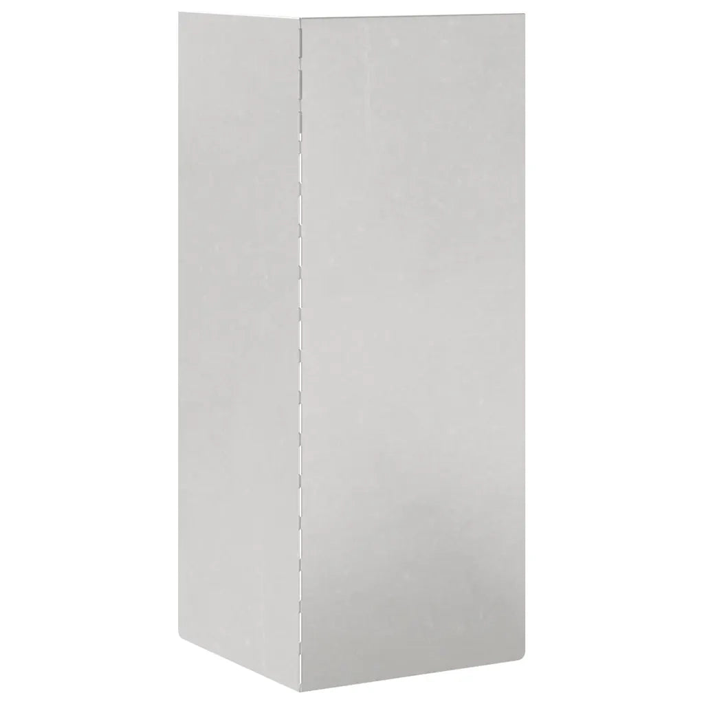 Recinto per lumache 4 pz 10 x 10 x 25 cm Acciaio Inox Argento 874874