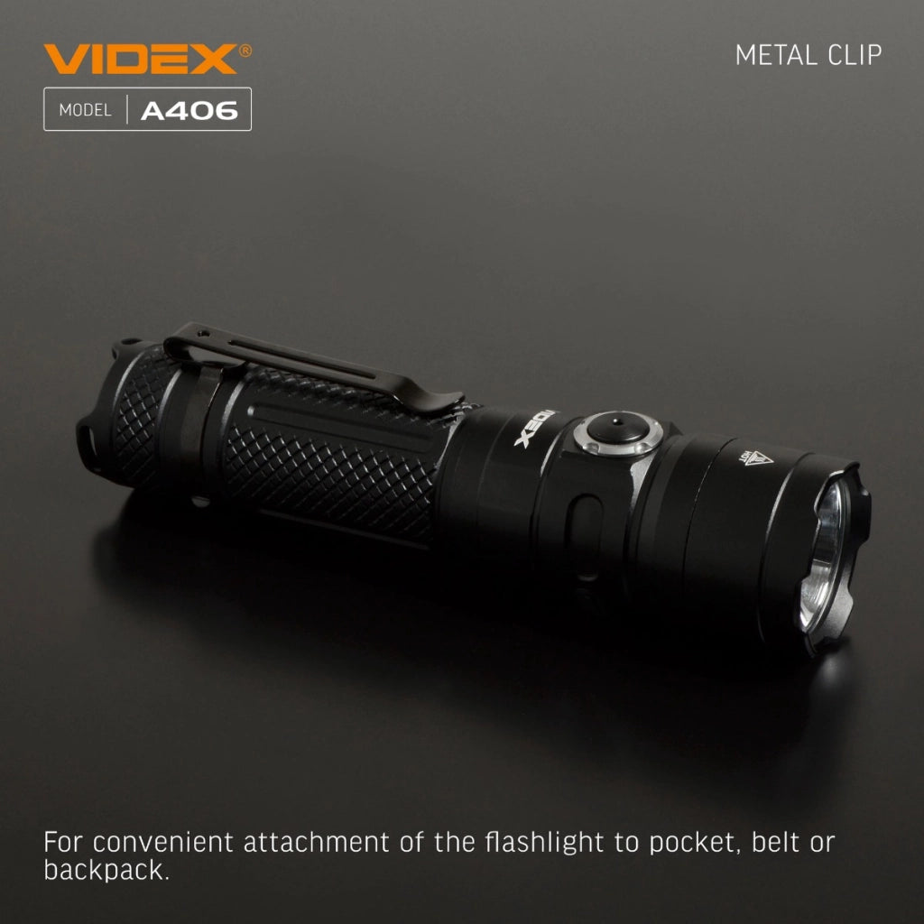 Torcia tattica LED Videx VLF-A406 4000lm IP68 USB-C