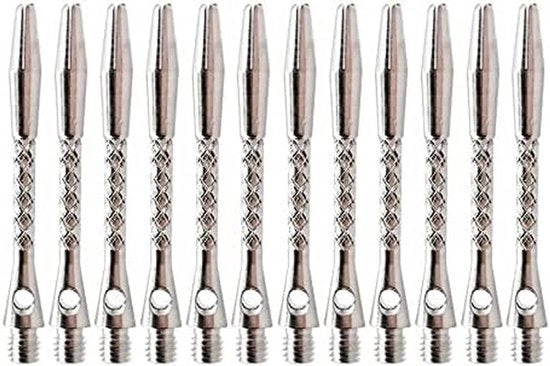 Dart Schachten in Alluminio - Peso Leggero - Duraturo - Disegno a Diamante - 2BA Viti a Filo - Installazione Facile - Punte per Darts