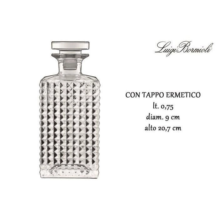 Bormioli Bottiglia Quadrata Decanter Elixir 0,75Lt