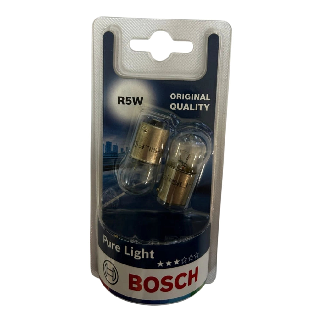 LAMPADINA PER AUTO E MOTO R5W PURE LIGHT