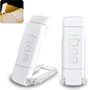 Lampada da Letto con Timer e Illuminazione Regolabile USB Ricaricabile 80 Ore di Durata Batteria Bianca