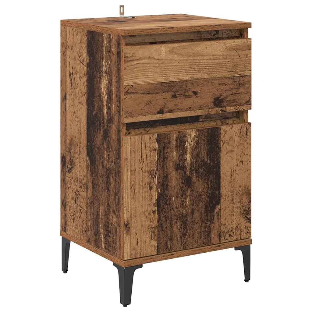 Armadio da Notte 2 pcs Legno vecchio 40 x 35 x 70 cm 881252