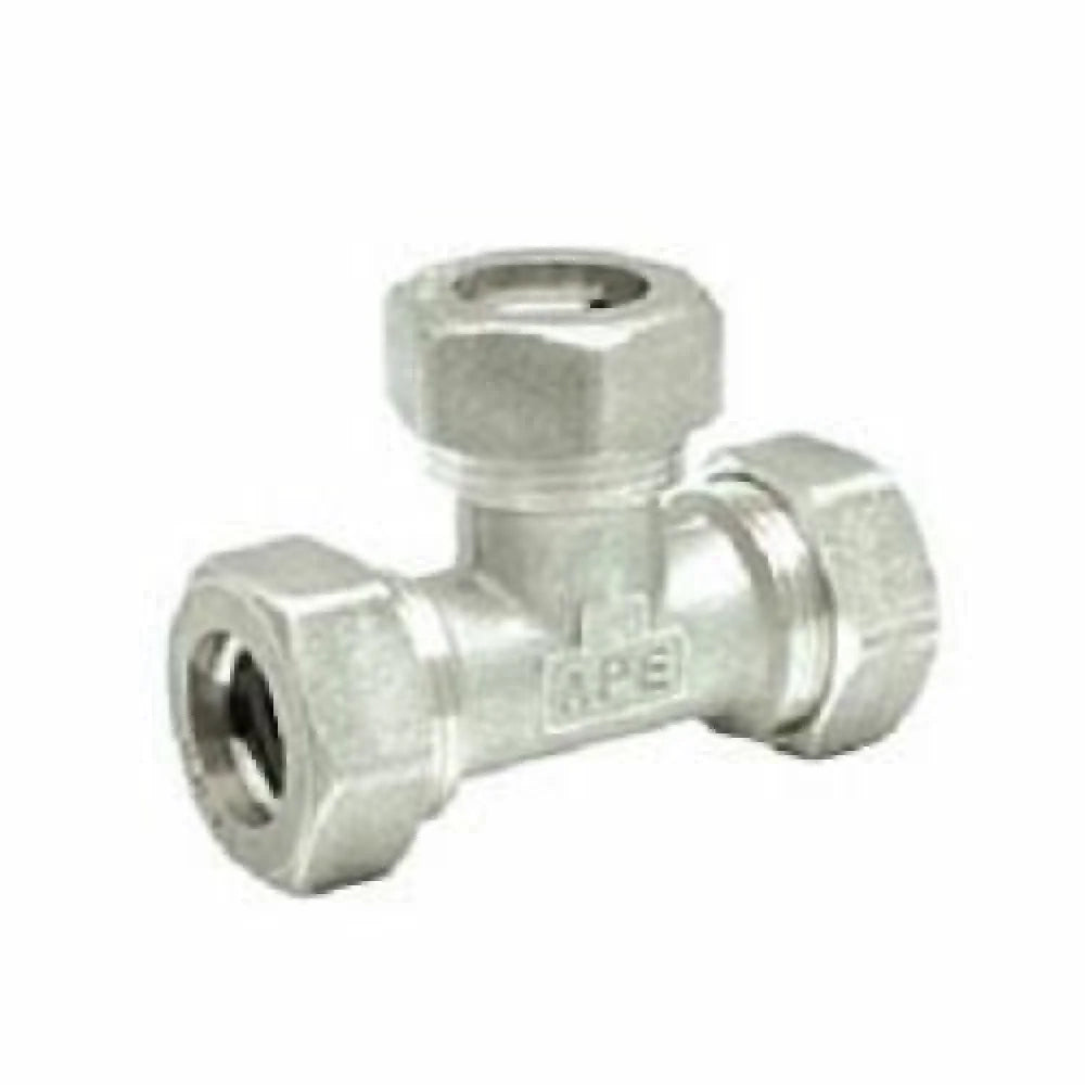 Tee intermedio in ottone con o r d.16 b08m356cr5