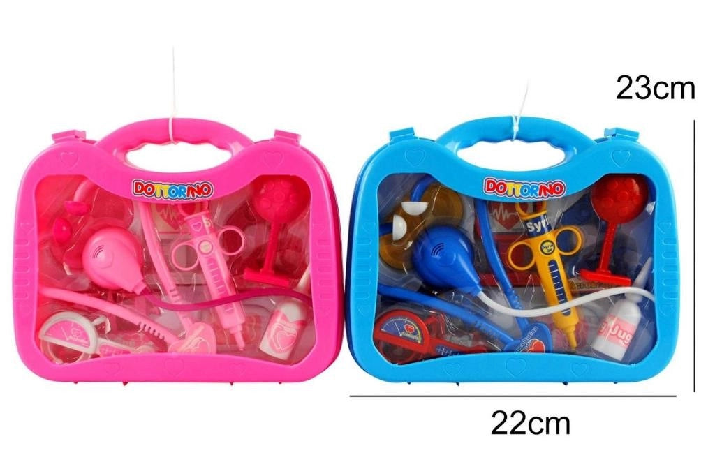 1 Pezzo Valigetta Giocattolo Dottore con Accessori 2 Modelli