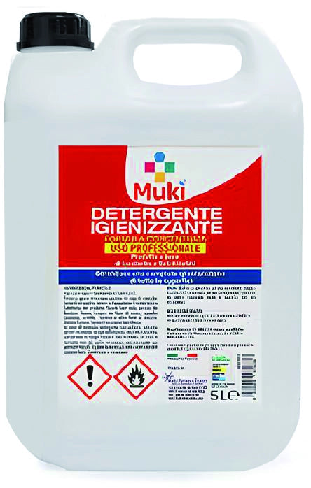 DETERGENTE IGIENIZZANTE CONCENTRATO AL CLORO Lt. 5