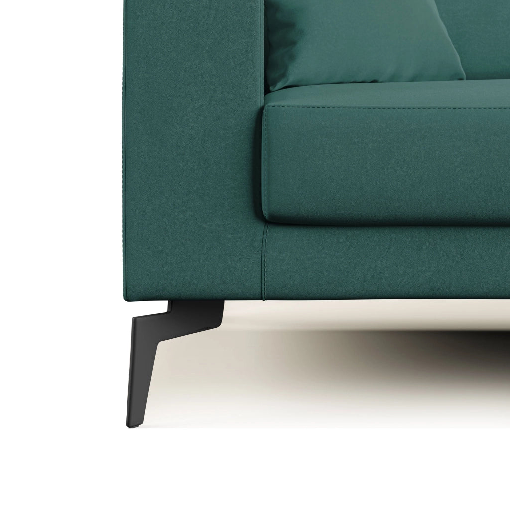 Prestige Divano design moderno T11 146 cm petrolio