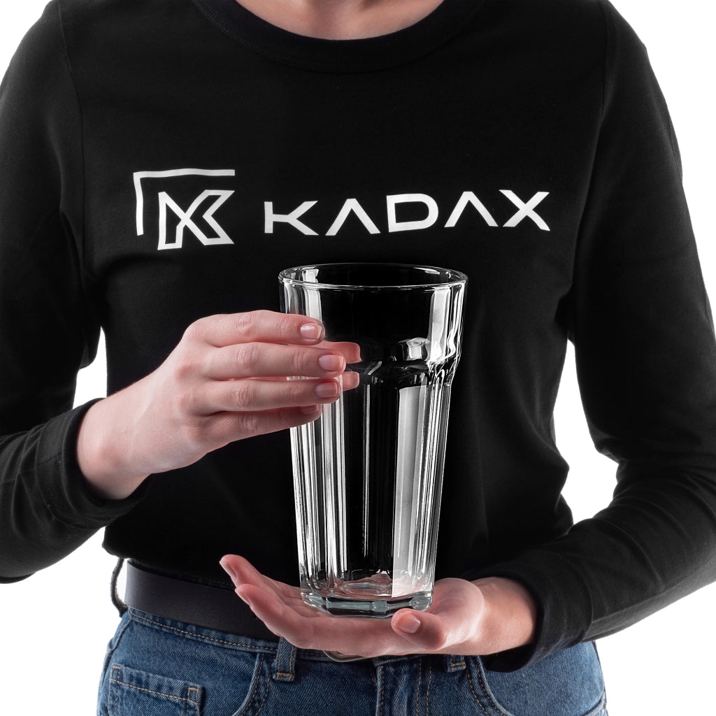 Set di 6 bicchieri KADAX da 635 ml per succhi di frutta, alti e spessi.