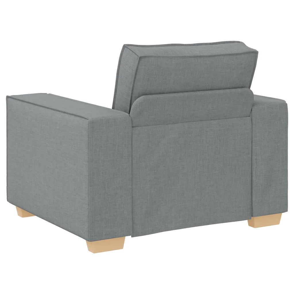 Poltrona Divano Grigio Chiaro 100x78x84 cm Tessuto 4104960