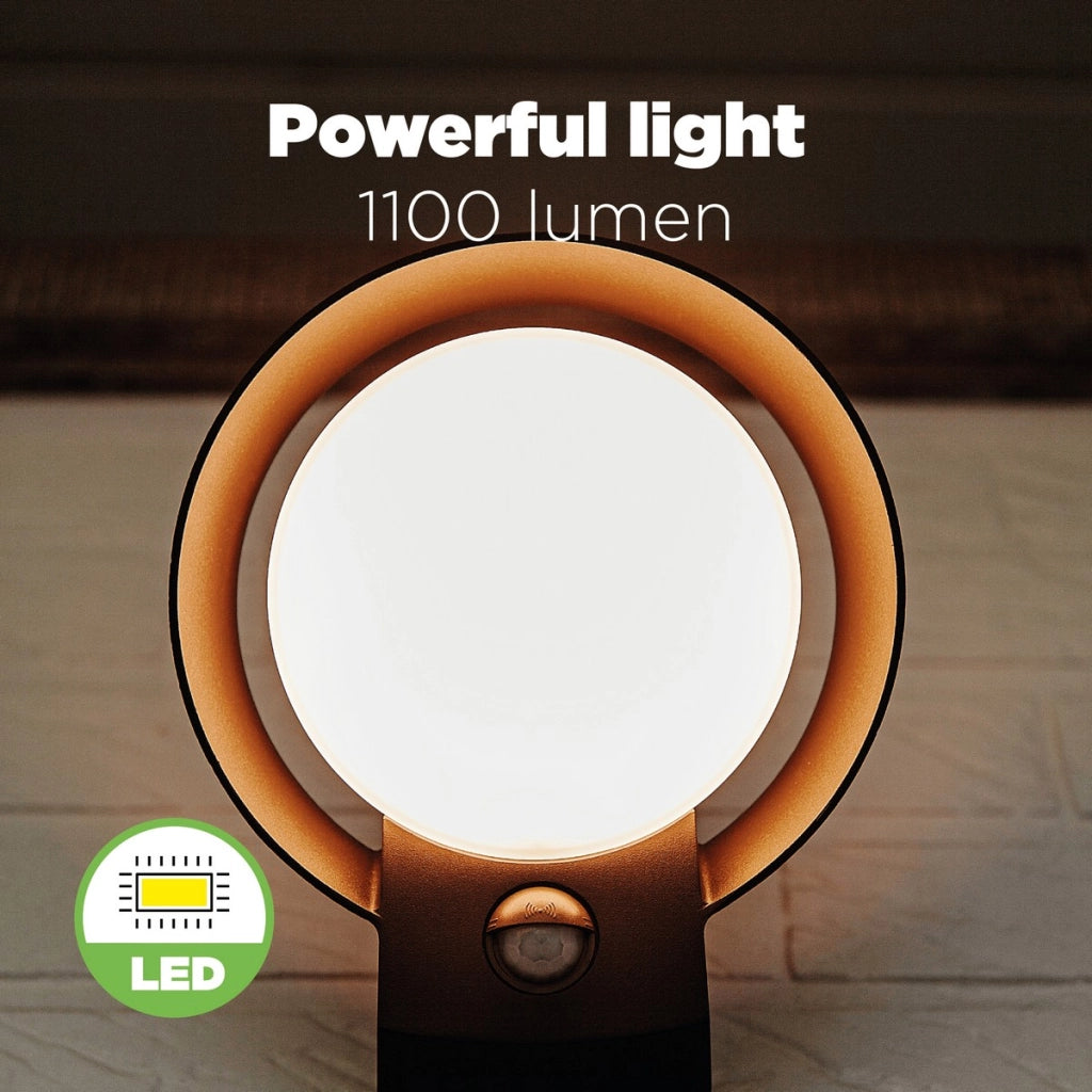 Applique esterna POLO LED 16W antracite con sensore Lutec
