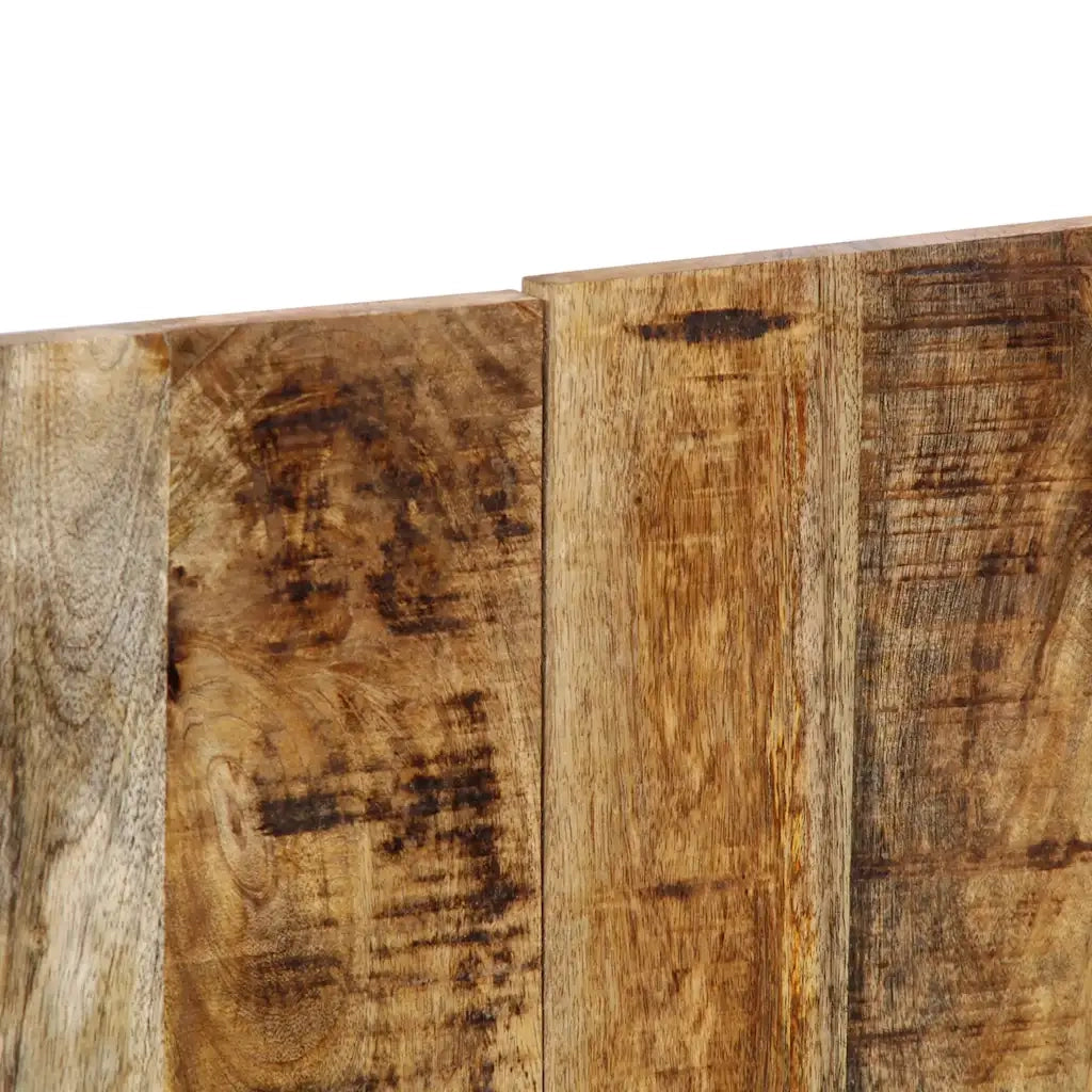 Testiera 120 cm in Legno Massello di Mango Grezzo 4017491