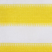 Schermo da balcone | Paravento da Balcone Giallo e Bianco 120x500 cm in HDPE