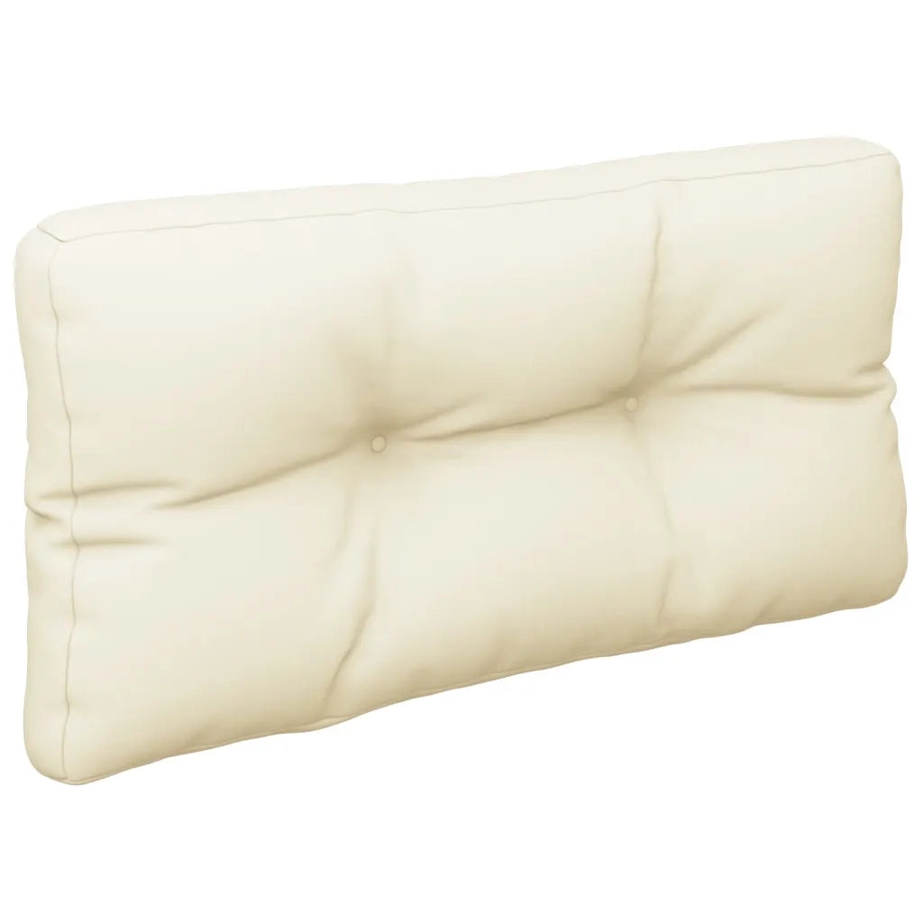 Cuscino per Pallet Crema 80x40x12 cm in Tessuto 360603