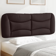 Cuscino Testiera Hvar Marrone Scuro 120 cm in Tessuto 374564