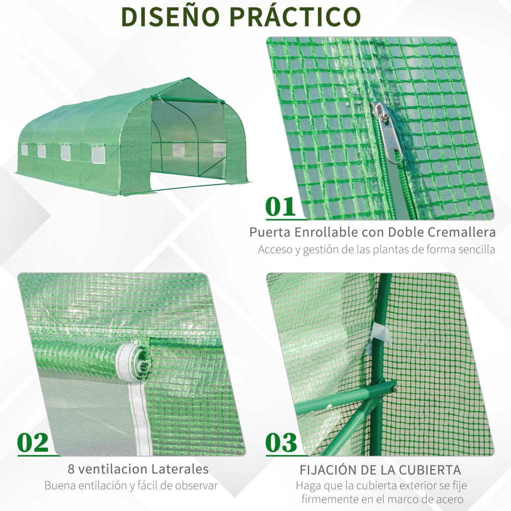 Serra da Giardino ¨C Minimal ¨C Verde 6x3x2 m