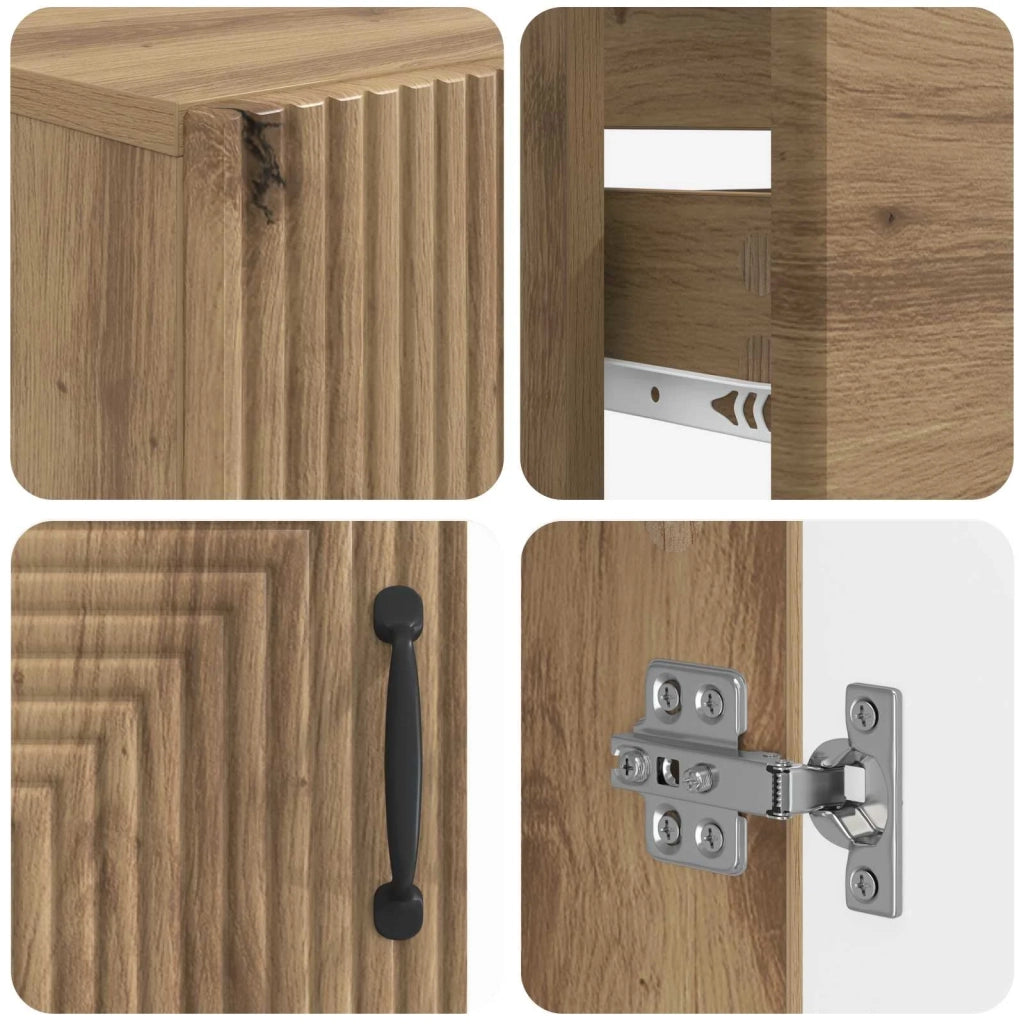 Set di armadietti da bagno in 3 pezzi HAARLEM 3417863