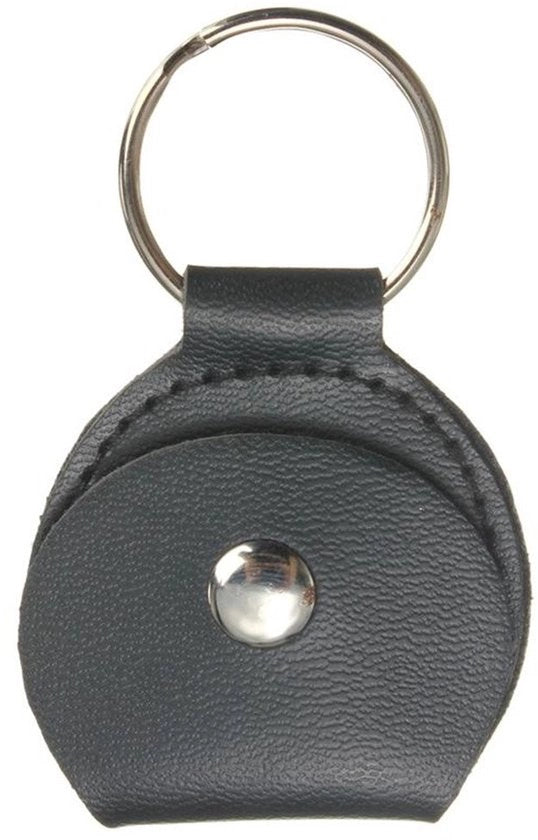 Accessorio per chitarra - Supporto pieghevole - Ombrello per chitarra - Inclusi 3 pletttri - Materiale in pelle - Sicuro e compatto - Codice prodotto: Plectrumhouder Zwart - Modello:  - Dimensioni:  - Peso:  - Materiale:  - Incluso: 3 pletttri