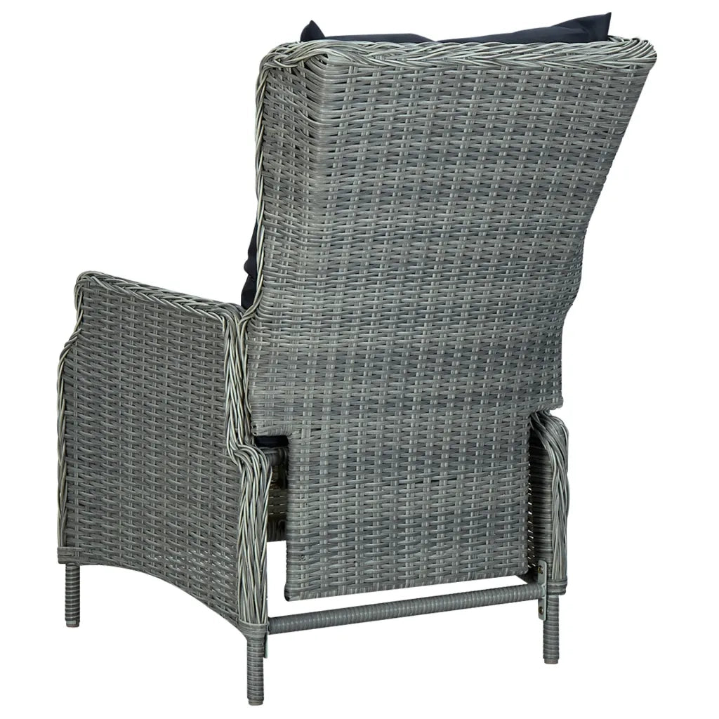 Set Mobili da Pranzo per Giardino 5 pz Grigio Chiaro 3067839