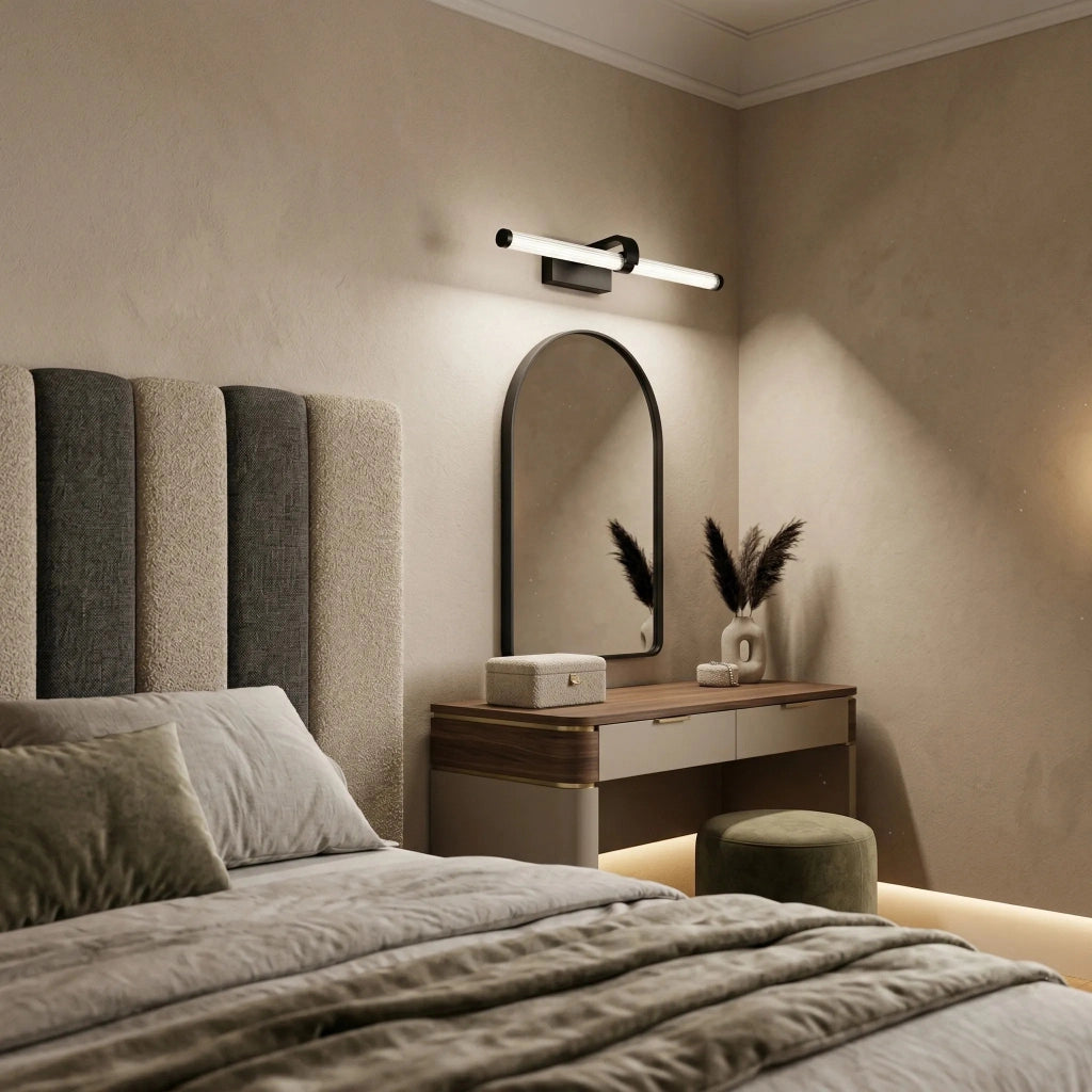 Applique Da Bagno Led APP1887-1W 40cm Black