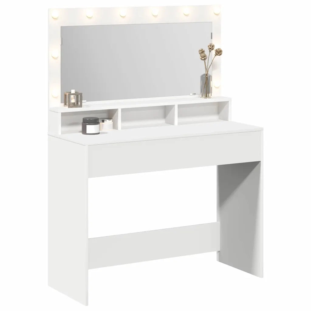 Tavolo da Trucco Bianco 100 x 41 x 135 cm Legno multistrato