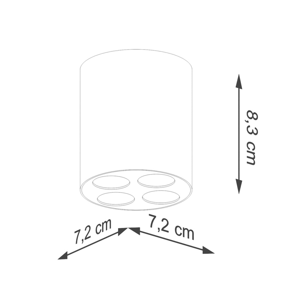 Lampada da soffitto ZOE LED bianco