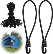 Cordoni elastici con ganci - 20 pezzi - 15 cm - elastici