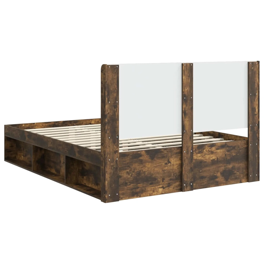 Letto da camera | Struttura del letto con stoccaggio e testata 3 pcs
