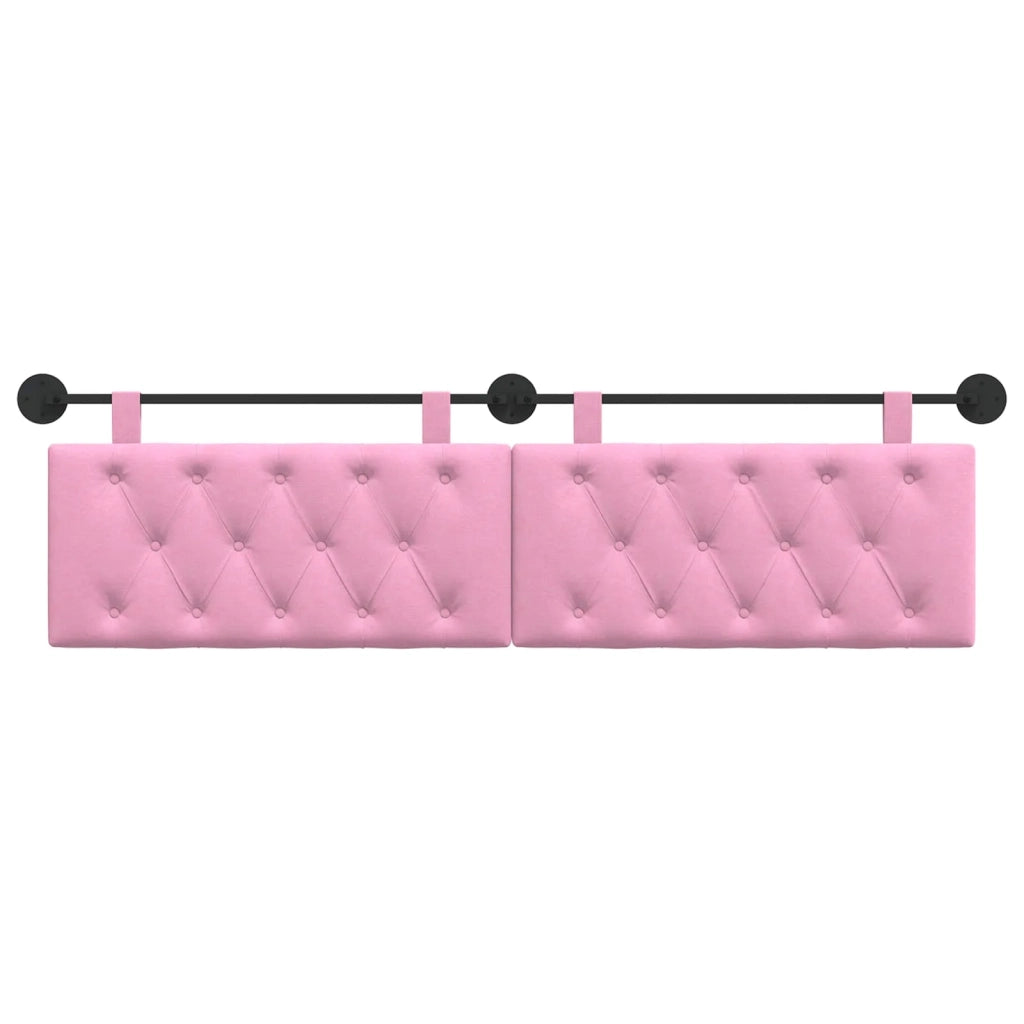 Testiera | Testata sospesa Rosa Tessuto
