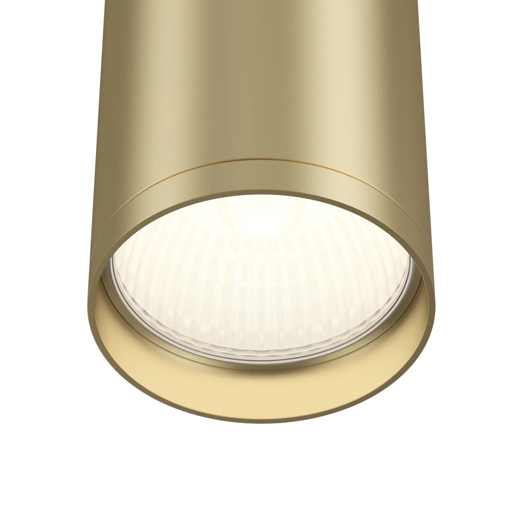Maytoni Lampada da soffitto moderna FOCUS S 1 luce GU10 oro metallo