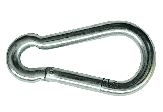 MOSCHETTONE TIPO POMPIERE In acciaio inox mm.100 10.00 pz