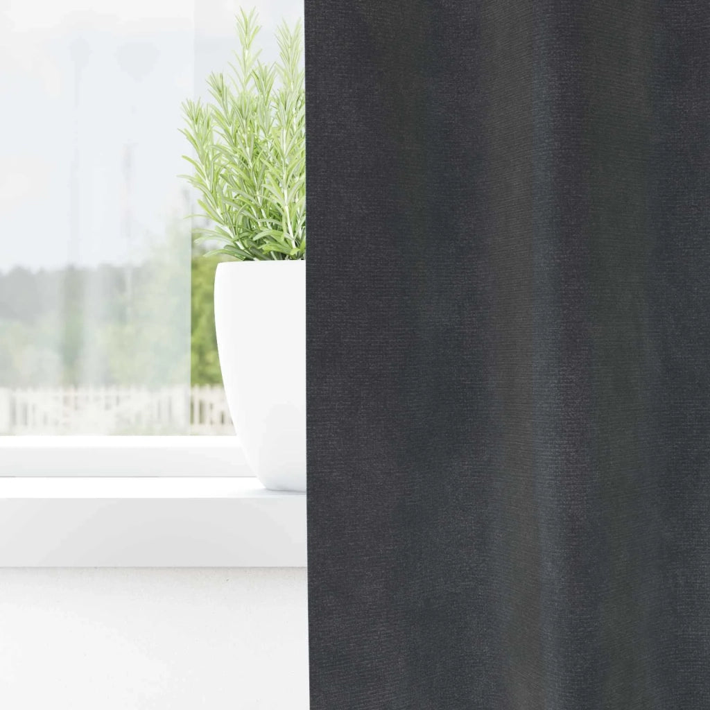 Tende oscuranti 2 pcs Grigio chiaro 140 x 175 cm Velluto 4107254